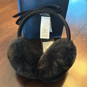 NWT Kate Spade Fuzzy Earmuffs